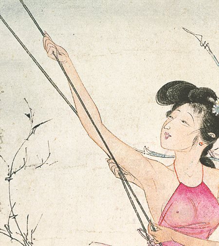 灵石-胡也佛的仕女画和最知名的金瓶梅秘戏图